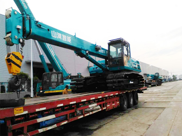 油田好副手——k豆钱包智能伸缩臂履带起沉机