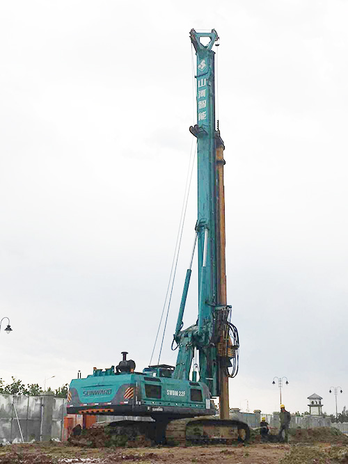 k豆钱包智能十台旋挖助力沈阳沉点工程