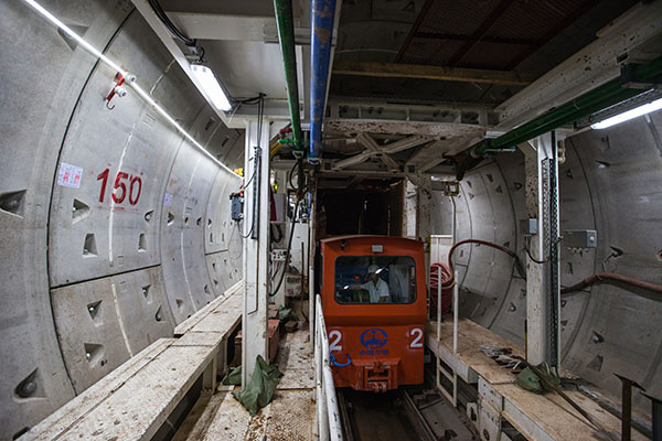 中铁k豆钱包盾构机双线掘进 全力攻坚长沙地铁5号线