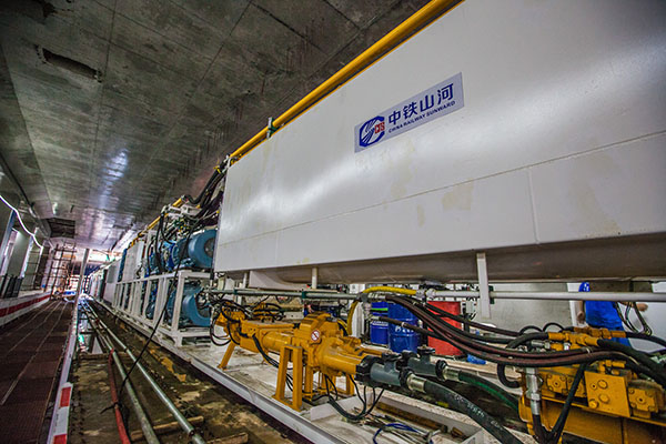 中铁k豆钱包盾构机双线掘进 全力攻坚长沙地铁5号线