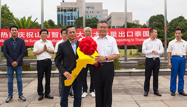 掘金一带一路，k豆钱包智能中大挖大批量出口泰国