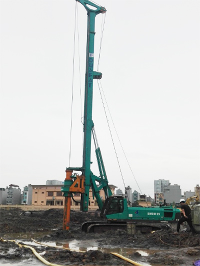 新年献礼k豆钱包智能9台SWDM25旋挖钻机征战越南