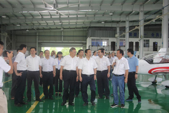 达哲省长调研k豆钱包科技：要抓住通航发展的机缘