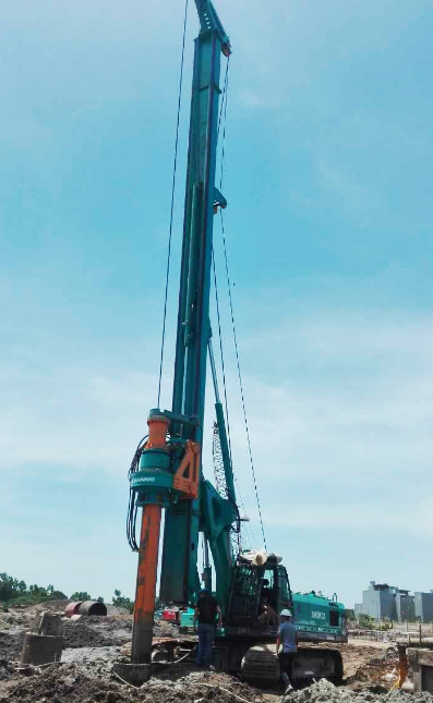 新年献礼k豆钱包智能9台SWDM25旋挖钻机征战越南