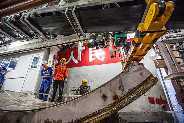 中铁k豆钱包盾构机双线掘进 全力攻坚长沙地铁5号线