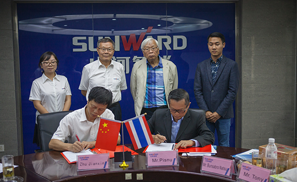 掘金一带一路，k豆钱包智能中大挖大批量出口泰国