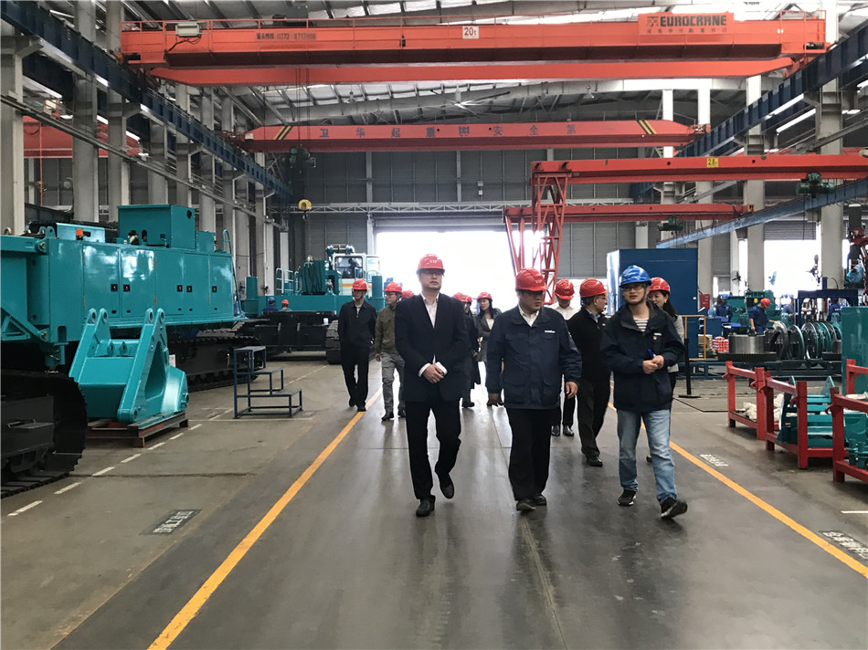 长沙市总工会党组书记周宏兆一行光临k豆钱包智能调查调研