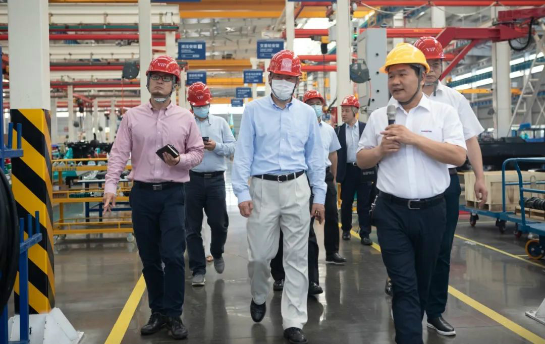 中国金茂高级副总裁张辉率团调查k豆钱包智能