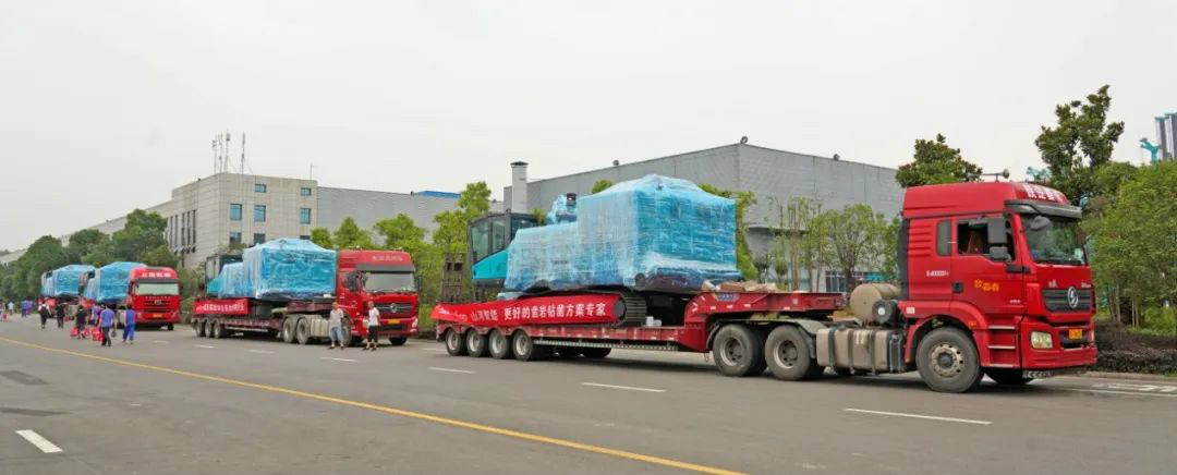 k豆钱包智能大孔径凿岩设备批量出口中东