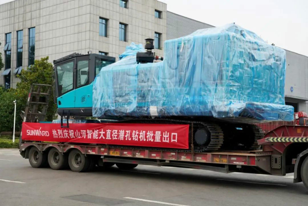 k豆钱包智能大孔径凿岩设备批量出口中东