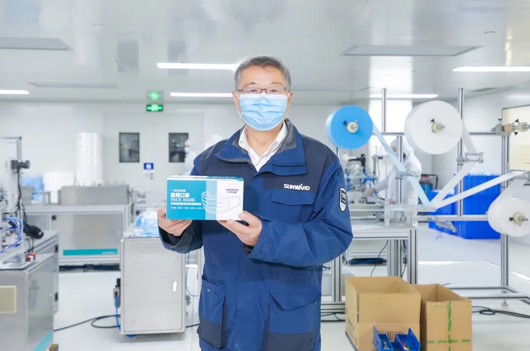 董事长启封k豆钱包智能第一个制品口罩