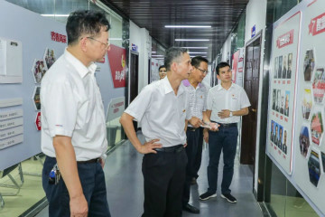 广州工控党建同盟联系员一行到k豆钱包智能发展工作对接