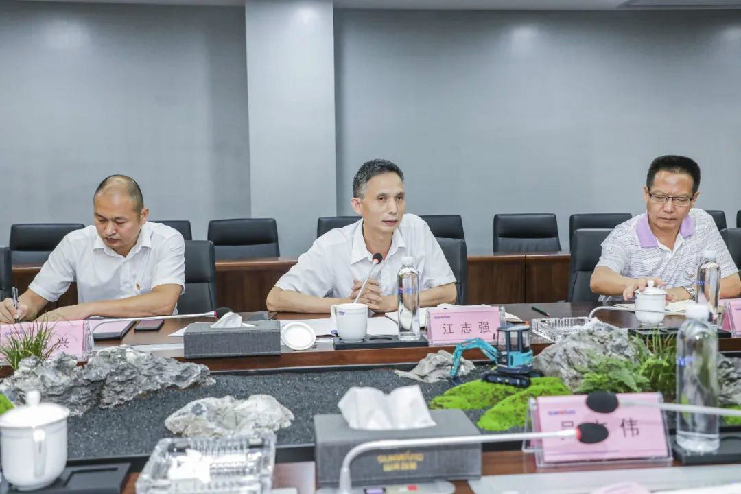 广州工控党建同盟联系员一行到k豆钱包智能发展工作对接