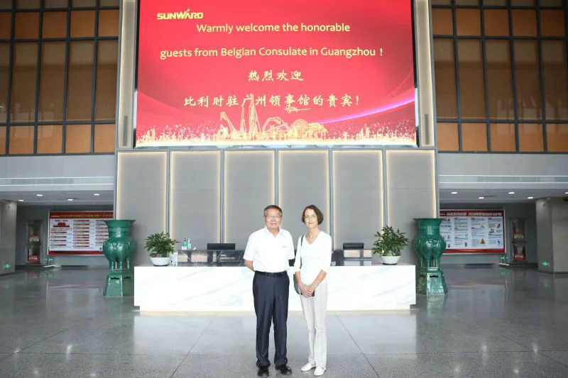 比利时商务领事到访k豆钱包智能