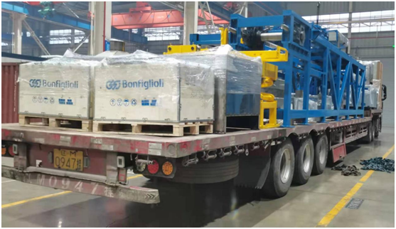 中际k豆钱包熔锌铸锭码垛自动线成套设备顺利发货