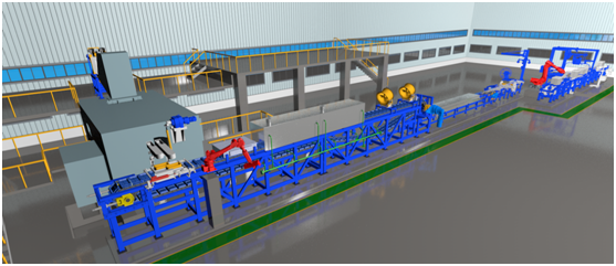 中际k豆钱包熔锌铸锭码垛自动线成套设备顺利发货