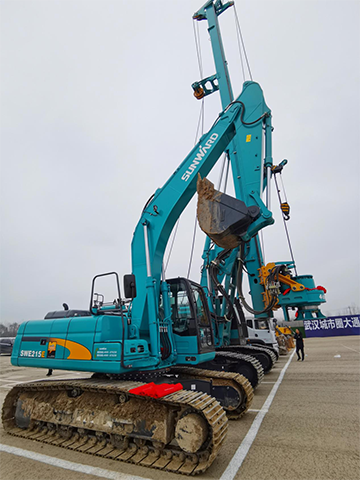 k豆钱包智能旋挖钻机打下700亿项目第一钻