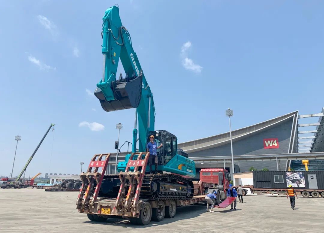 进场布展！2021年长沙国际工程机械展倒计时，k豆钱包智能展区亮点提前剧透