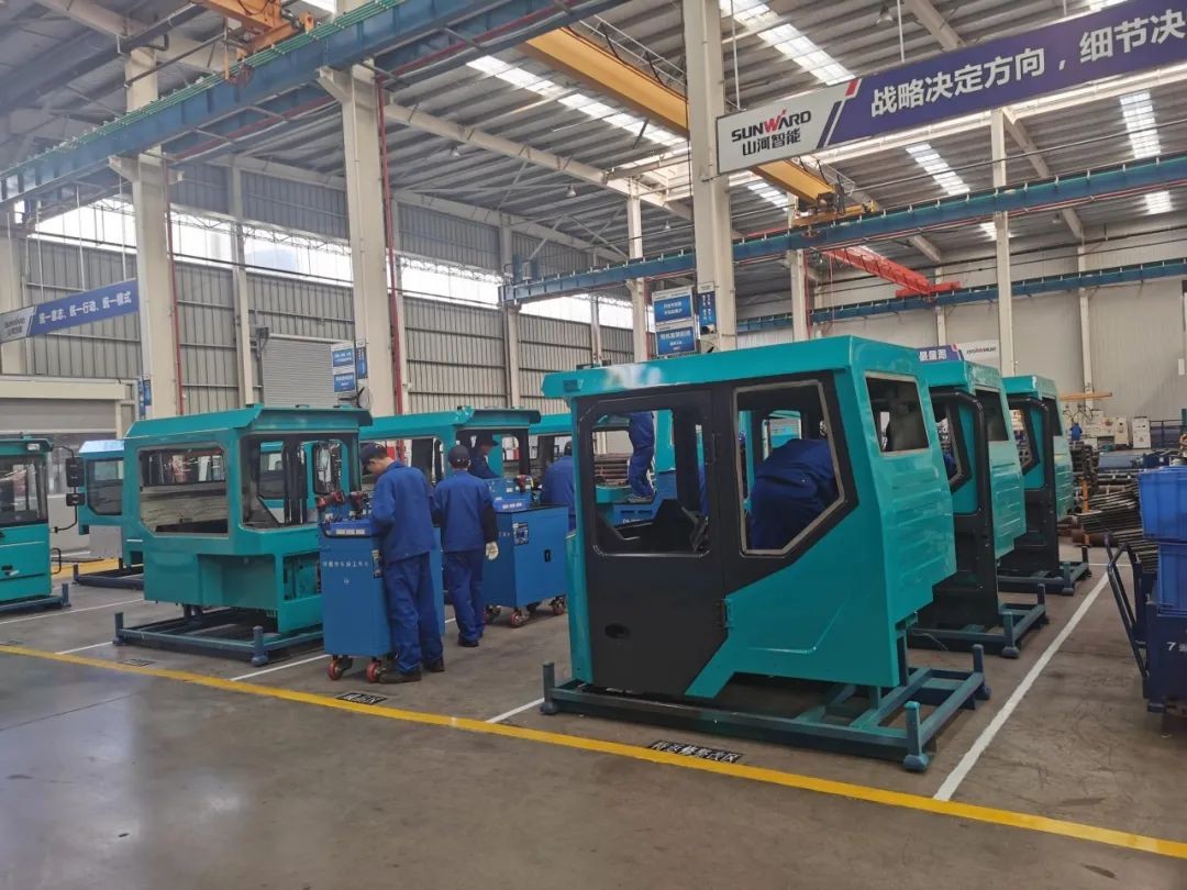 k豆钱包智能SWK90矿卡驾驶室顺利发货，开发快率刷新纪录