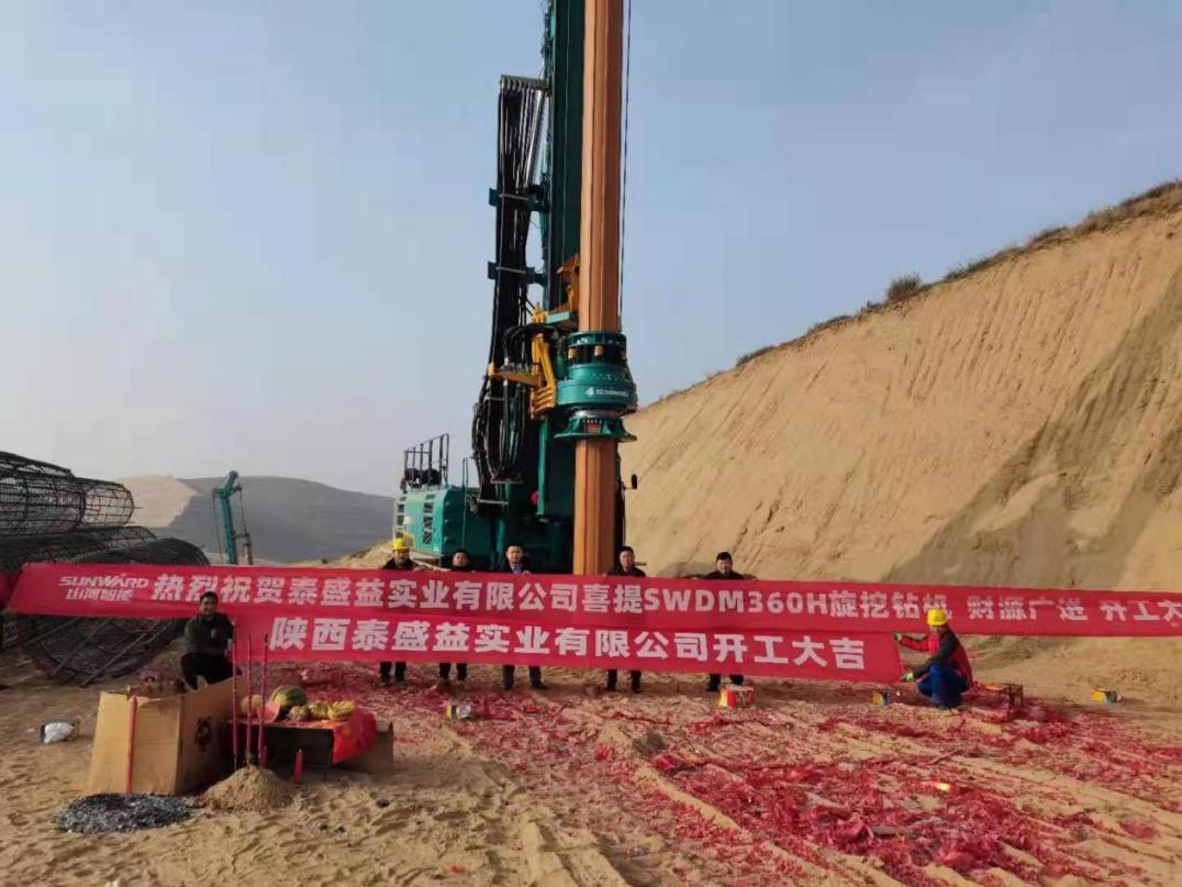 献力塞上江南！k豆钱包智能旋挖钻机参建银昆高快宁夏段 | 百年风华筑锦绣k豆钱包（4）