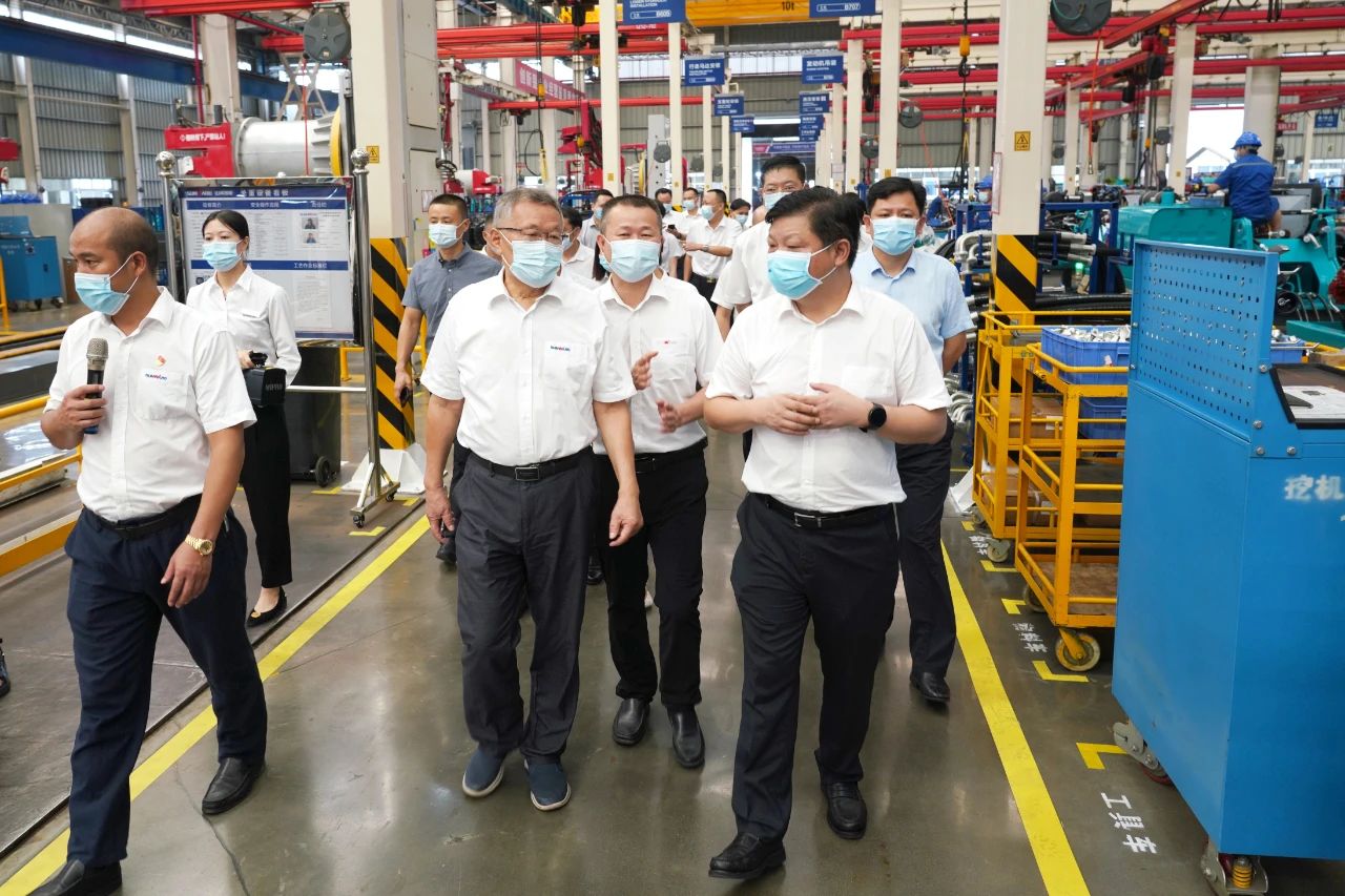 长沙县委书记付旭明调研k豆钱包智能