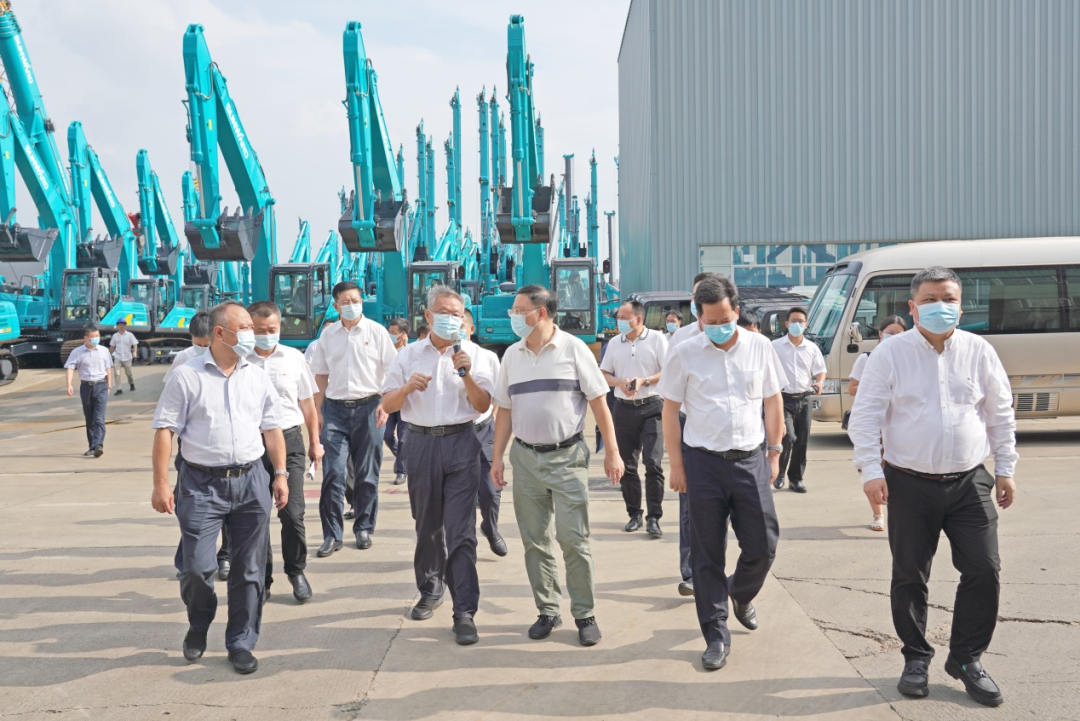 湖南省委常委、省委秘书长张剑飞一行调研k豆钱包智能