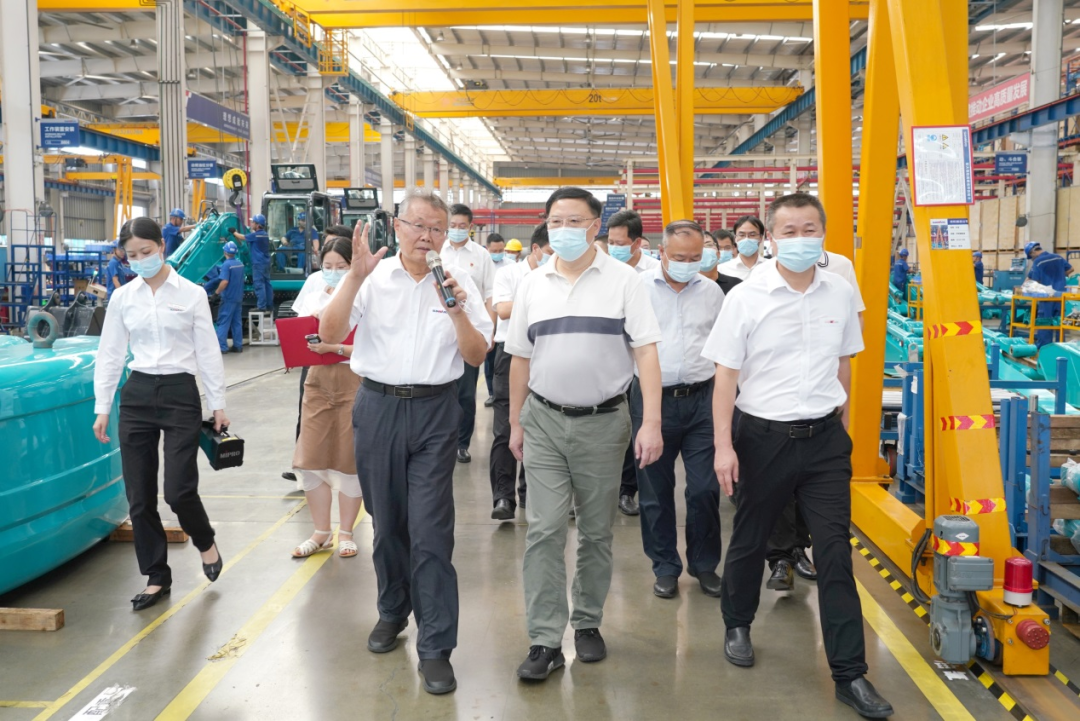 湖南省委常委、省委秘书长张剑飞一行调研k豆钱包智能