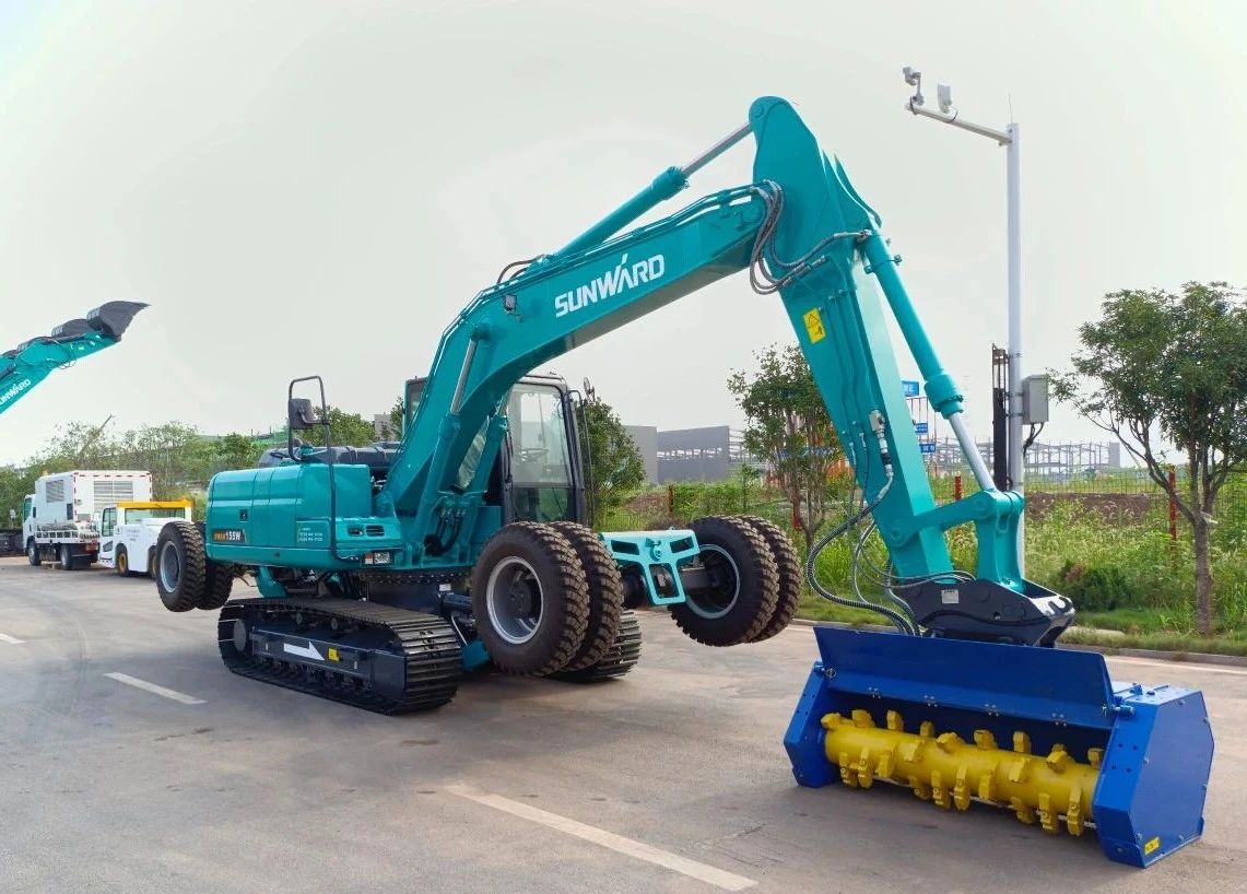 国内首台！k豆钱包智能15吨级轮履两用开带机成功下线