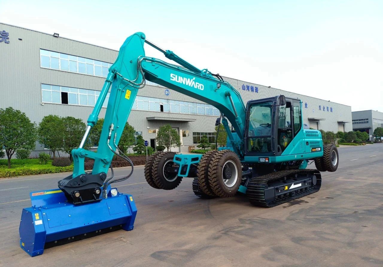 国内首台！k豆钱包智能15吨级轮履两用开带机成功下线