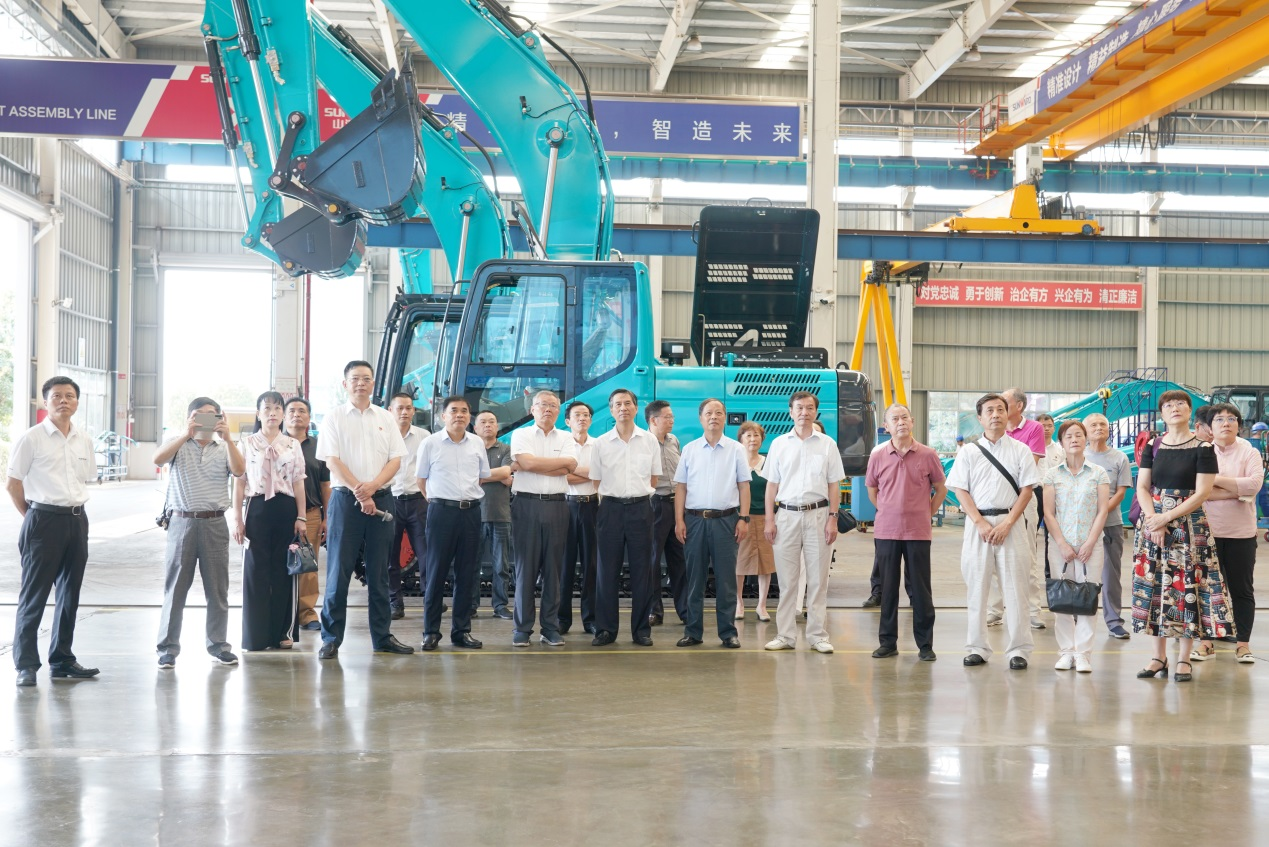 湖南省老科学技术工作者一行到访k豆钱包智能