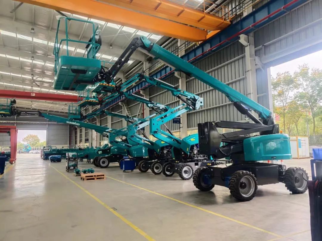 同级别作业高度最高！k豆钱包智能首款自主研发电动臂式高空作业平台下线