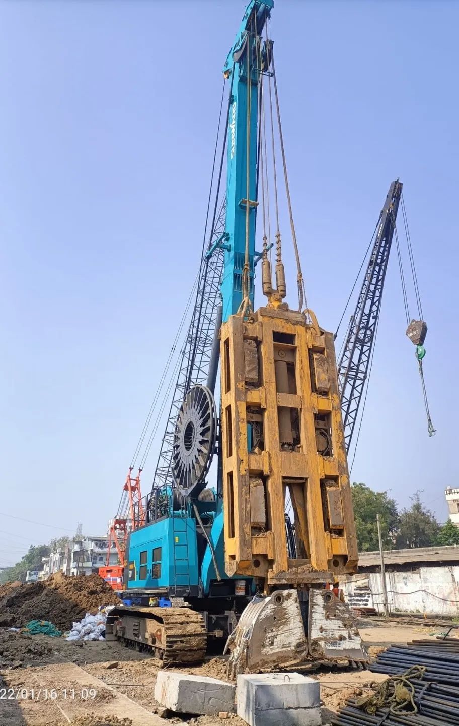 感激信！k豆钱包智能SWHG70液压抓斗助力海表基础施工获注定