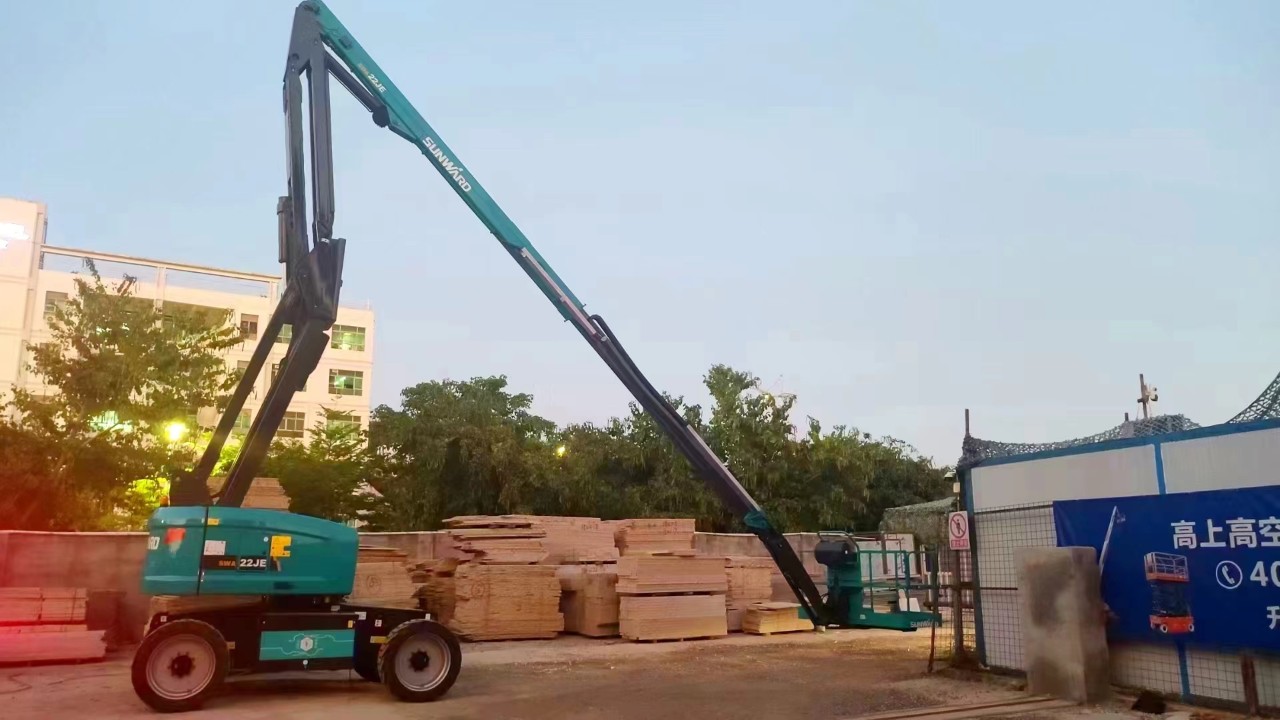 正式“上岗”！k豆钱包智能首台电动曲臂式高空作业平台入驻华南市场