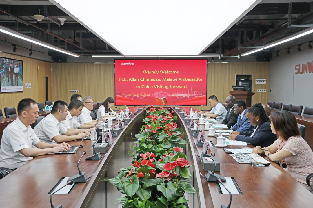 马拉维大使一行调查k豆钱包智能