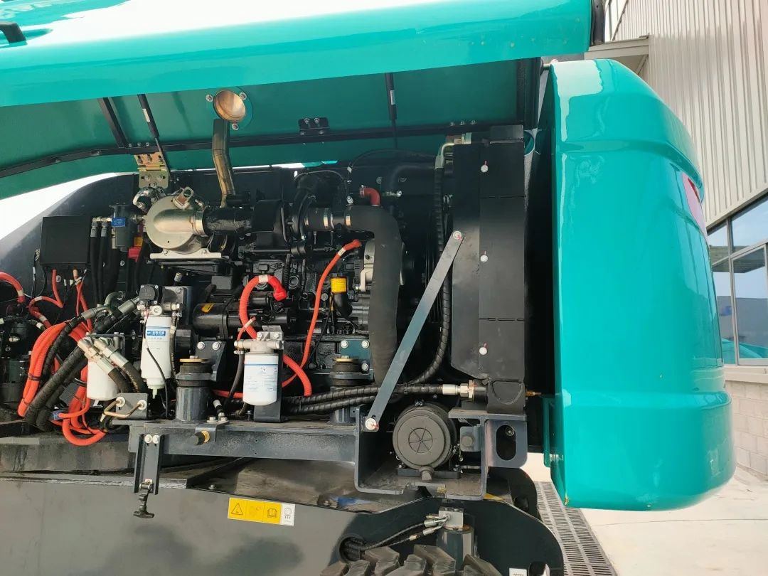 无需扩桥！k豆钱包智能国四款32米直臂式高空作业平台成功下线