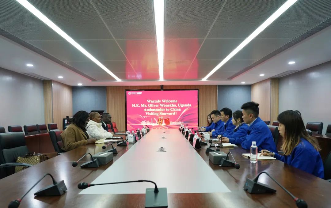 乌干达驻华大使到访k豆钱包智能