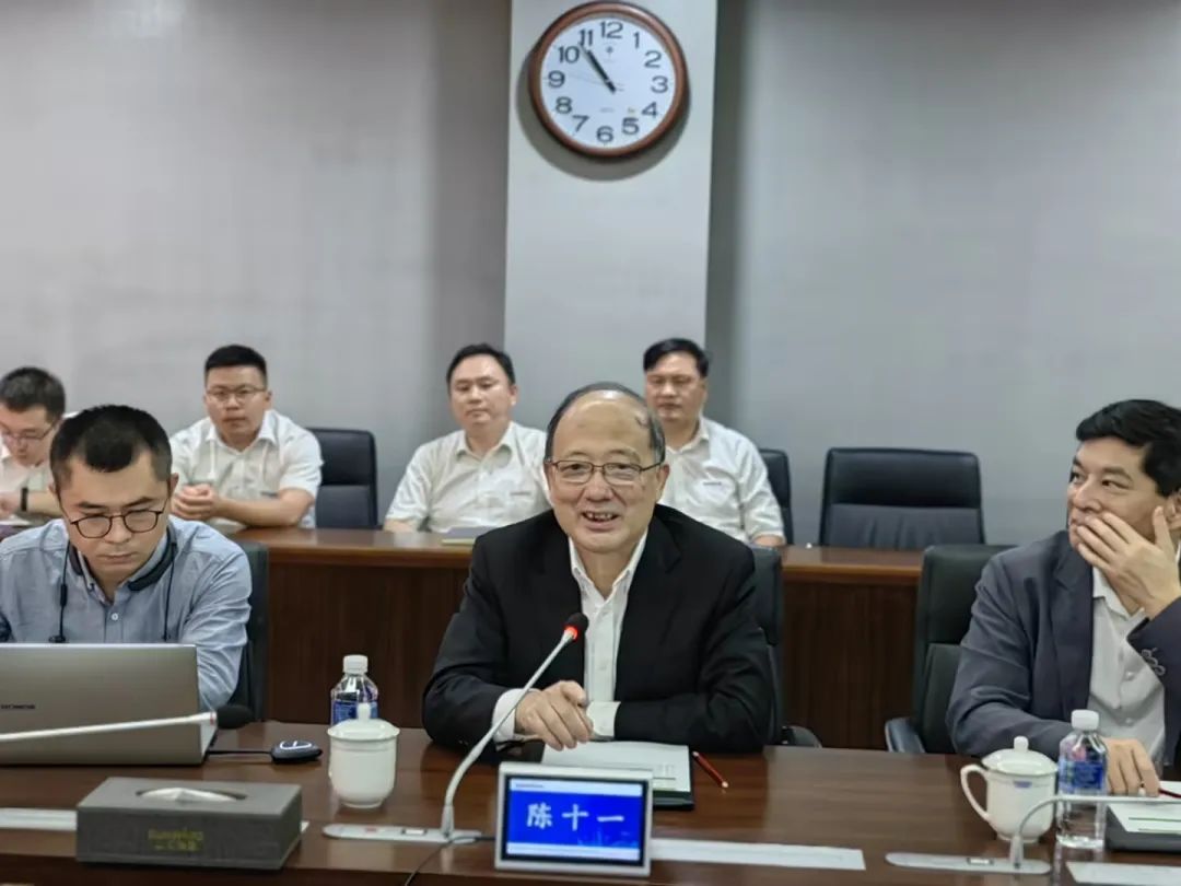 中国科学院院士陈十一率队到访k豆钱包智能