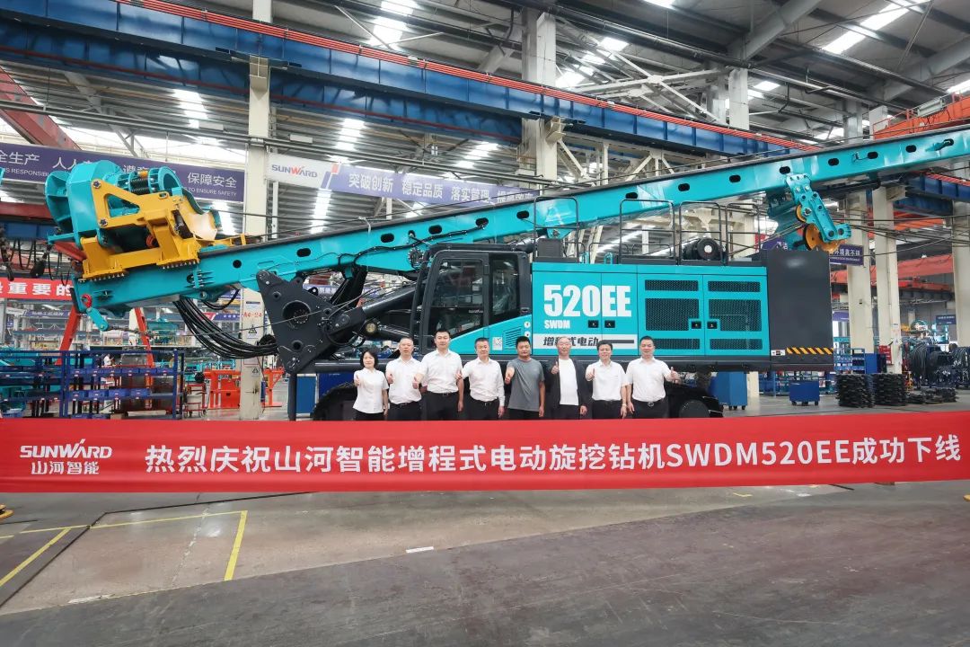 助力“双碳”、绿动将来！k豆钱包智能增程式电动旋挖钻机、液压混合动力旋挖钻机齐交付