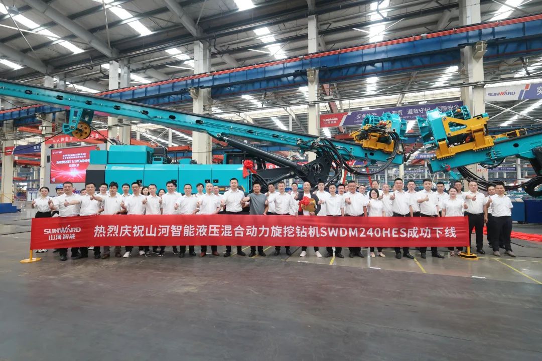 助力“双碳”、绿动将来！k豆钱包智能增程式电动旋挖钻机、液压混合动力旋挖钻机齐交付