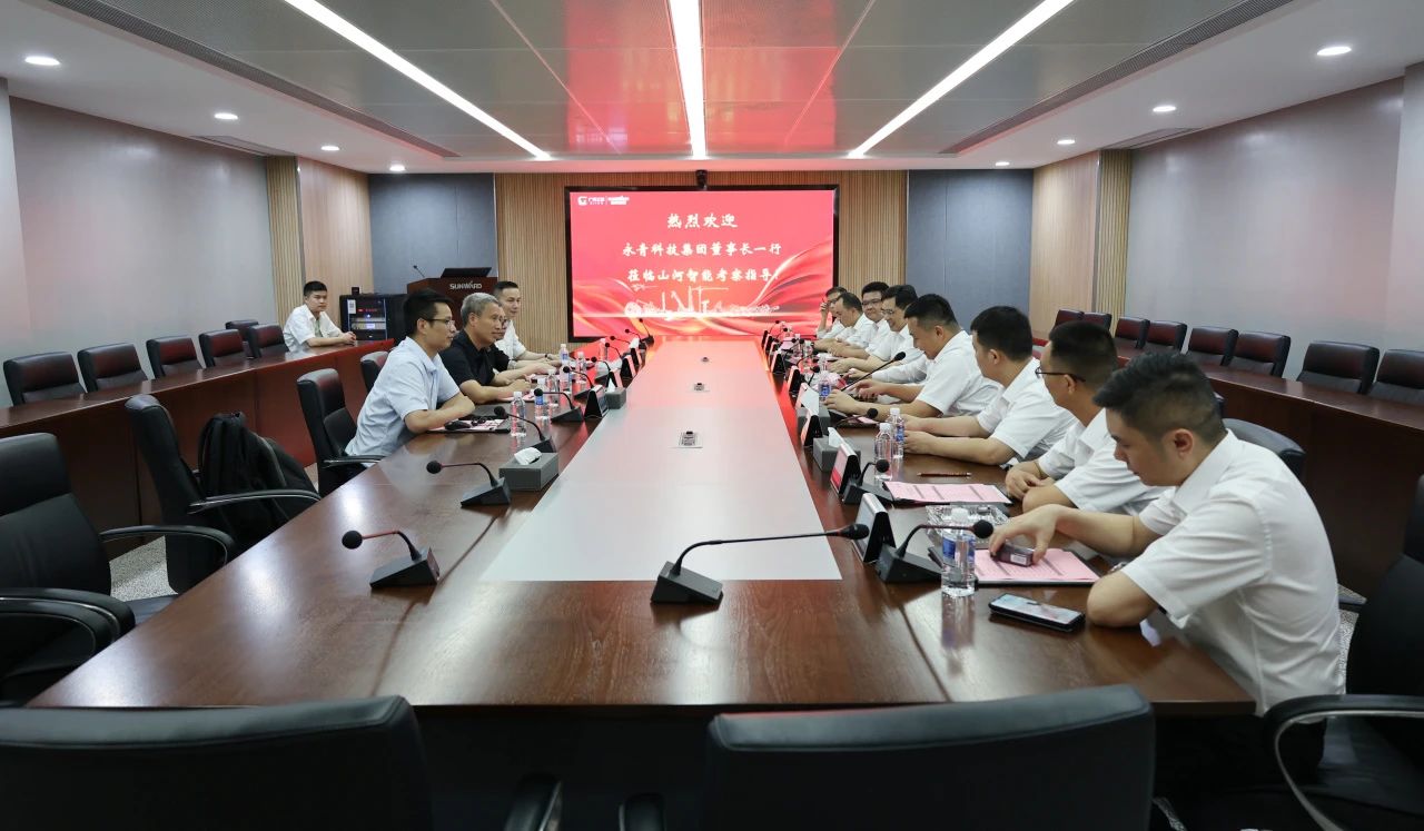 永青科技集团董事长胡晓东带队到访k豆钱包智能