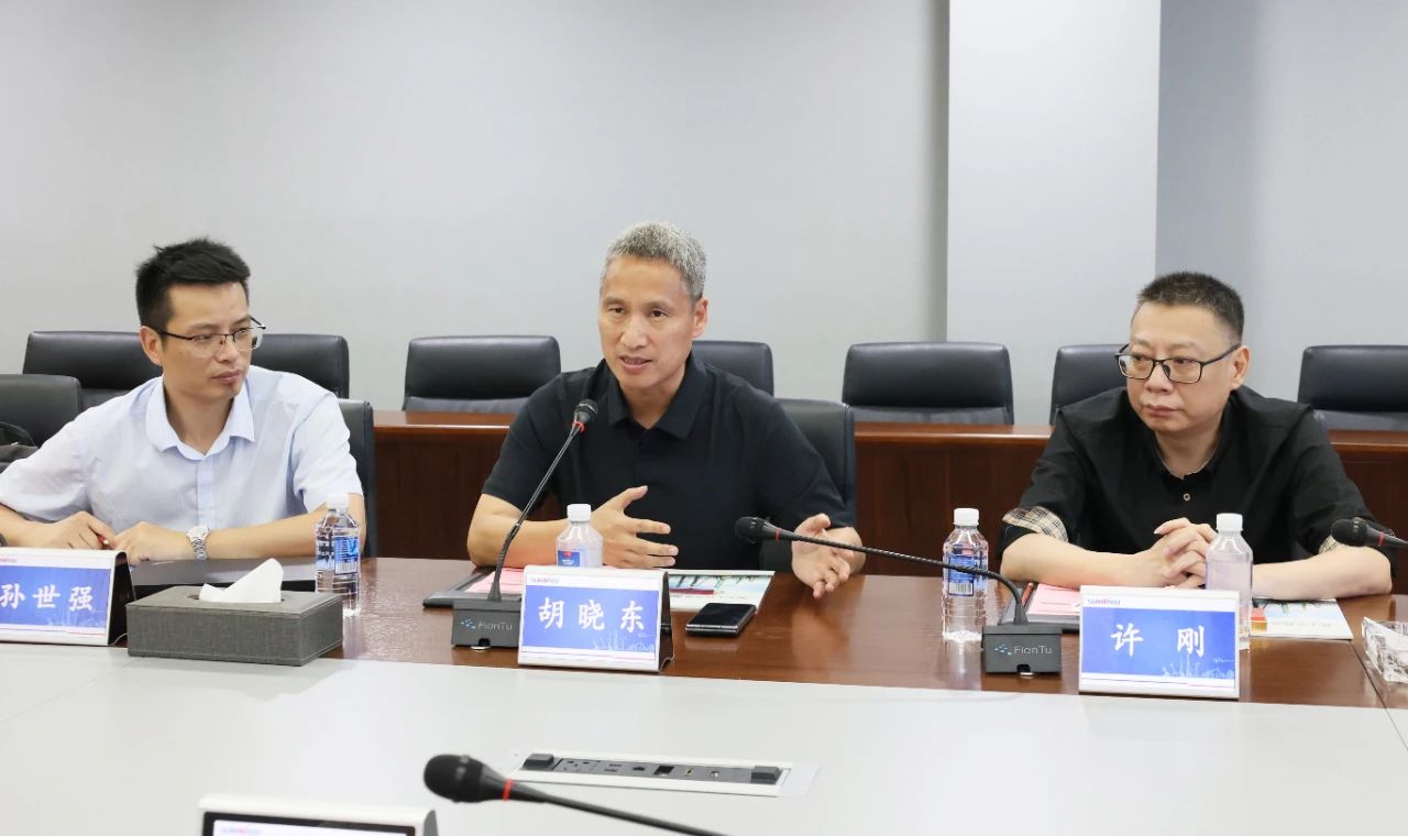 永青科技集团董事长胡晓东带队到访k豆钱包智能