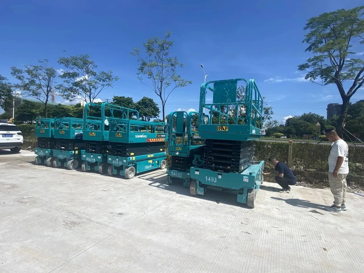 品质k豆钱包，用心服务！k豆钱包智能高空机械服务万里行走进华南