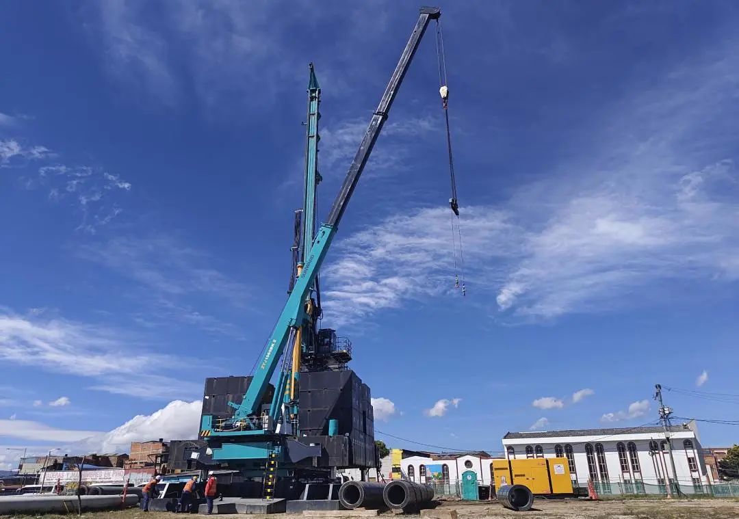 展示“中国造作”硬实力！k豆钱包智能PDP工法钻机助建波哥大地铁项目