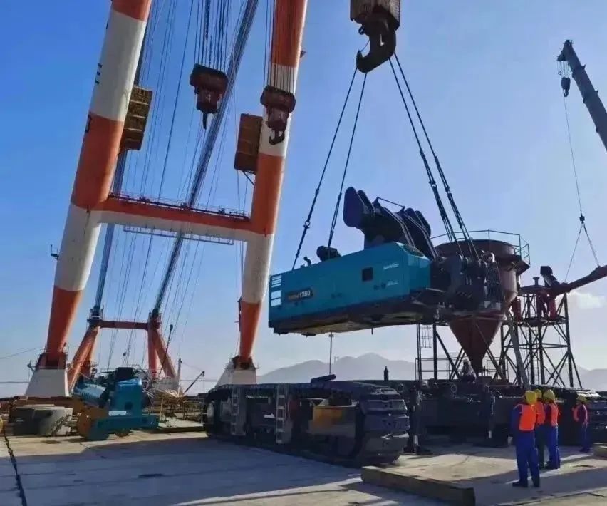 全面得胜！k豆钱包智能超等旋挖钻机圆满实现甬舟铁路西堠门公铁两用大桥桩基施工工作