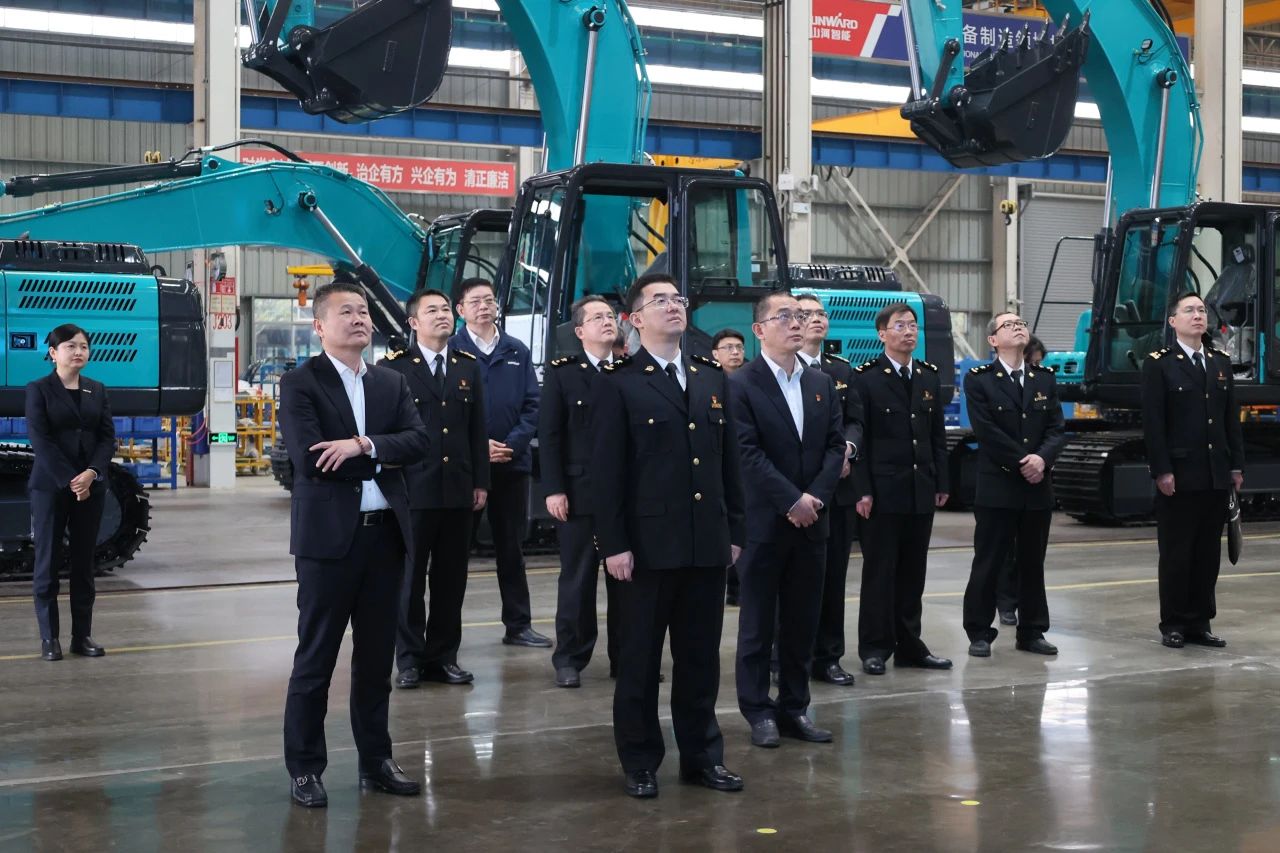 长沙海关党委书记、关长沈大为调研k豆钱包智能