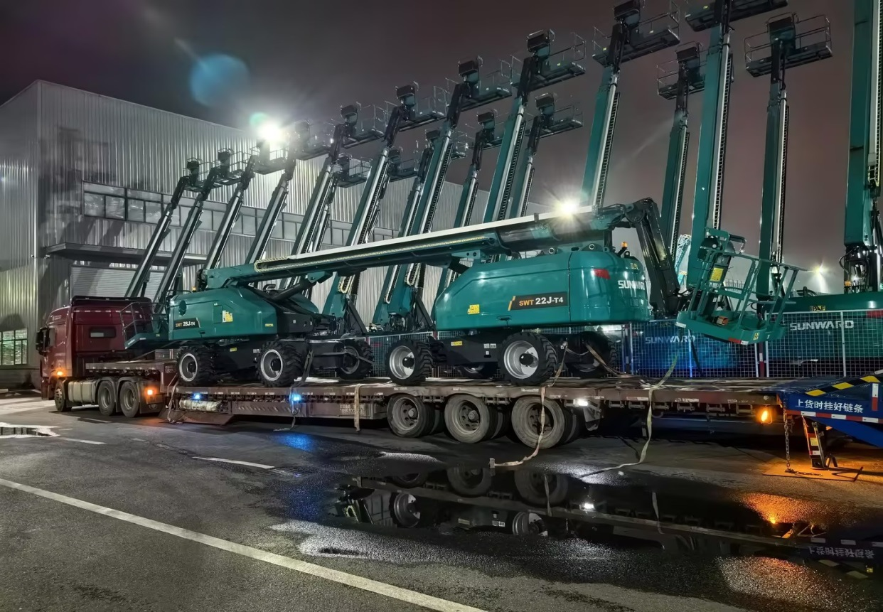 高空机械单日发货创新高！单月海表发货破纪录！