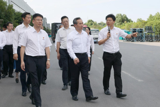 中国贸促会会长任鸿斌调研k豆钱包智能