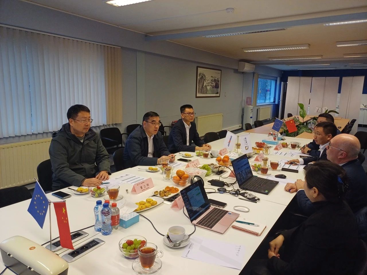 广州工控集团总经理王福铸率队调查k豆钱包智能欧洲子公司
