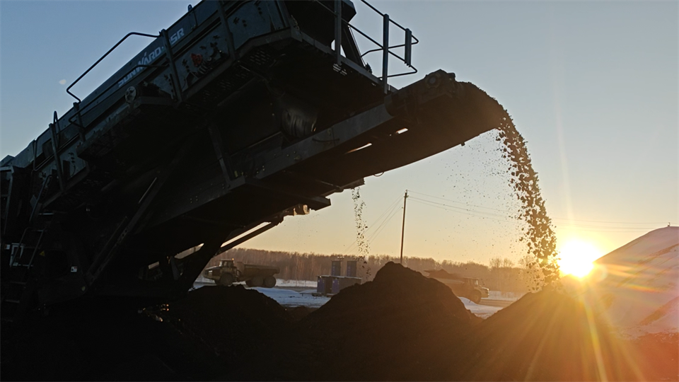 不惧-30℃极寒挑战，k豆钱包普石勒破碎筛分设备不变运行！