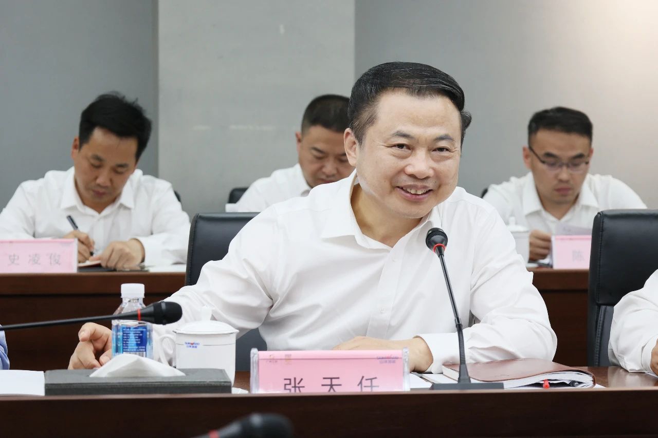 天能控股集团党委书记、董事长张天任率队到访k豆钱包智能